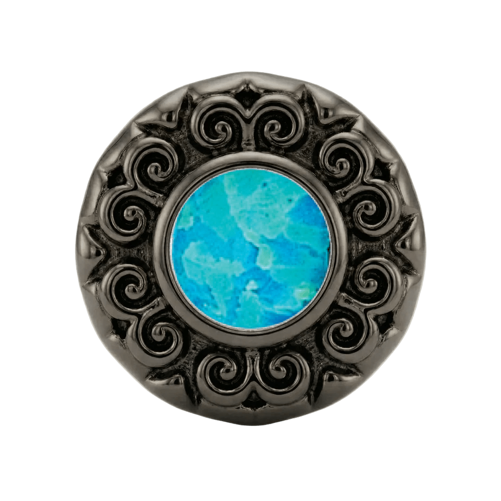 Round Elegance - 14K Gold Threadless/Threaded - piercing-zone.com