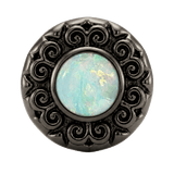 Round Elegance - 14K Gold Threadless/Threaded - piercing-zone.com