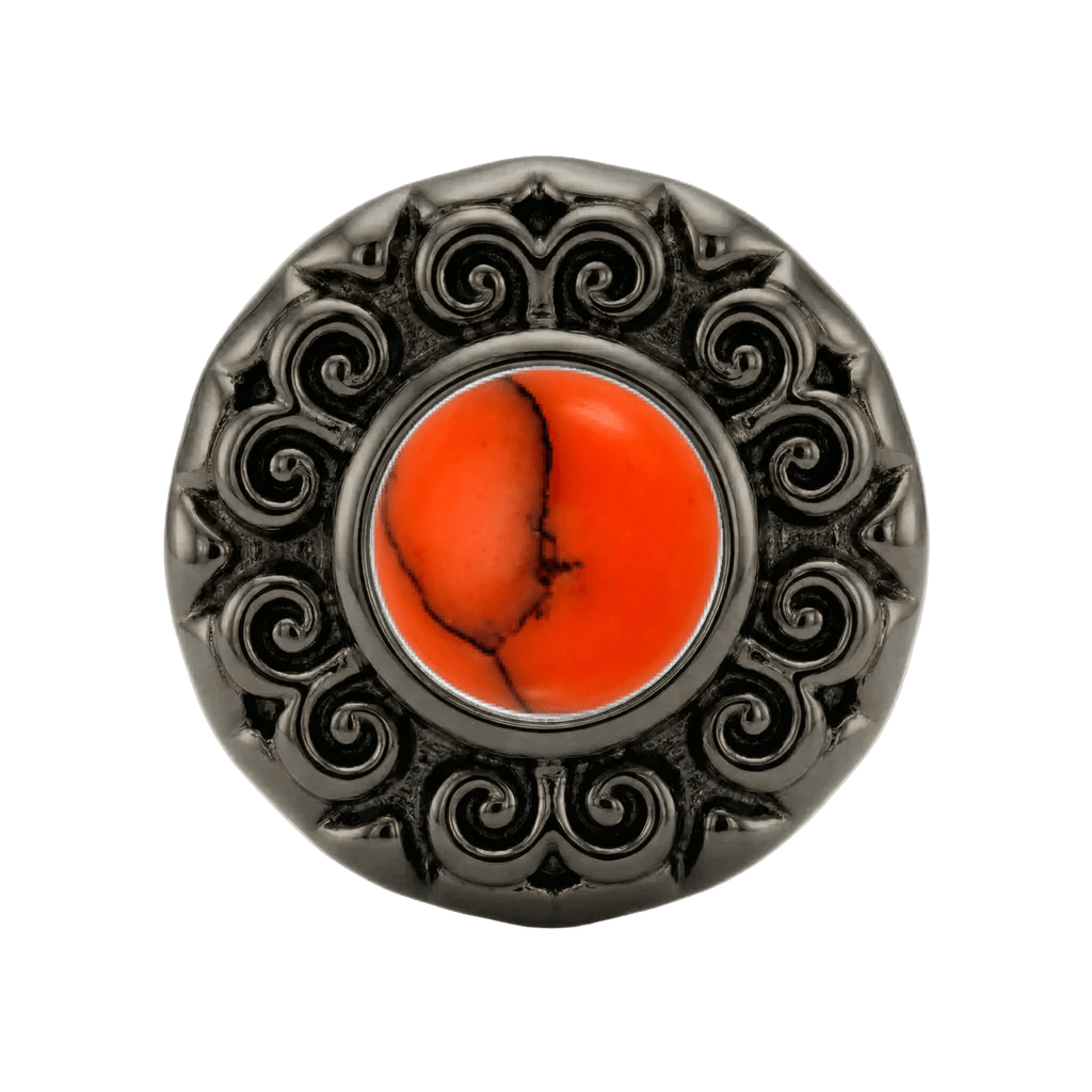 Round Elegance - 14K Gold Threadless/Threaded - piercing-zone.com