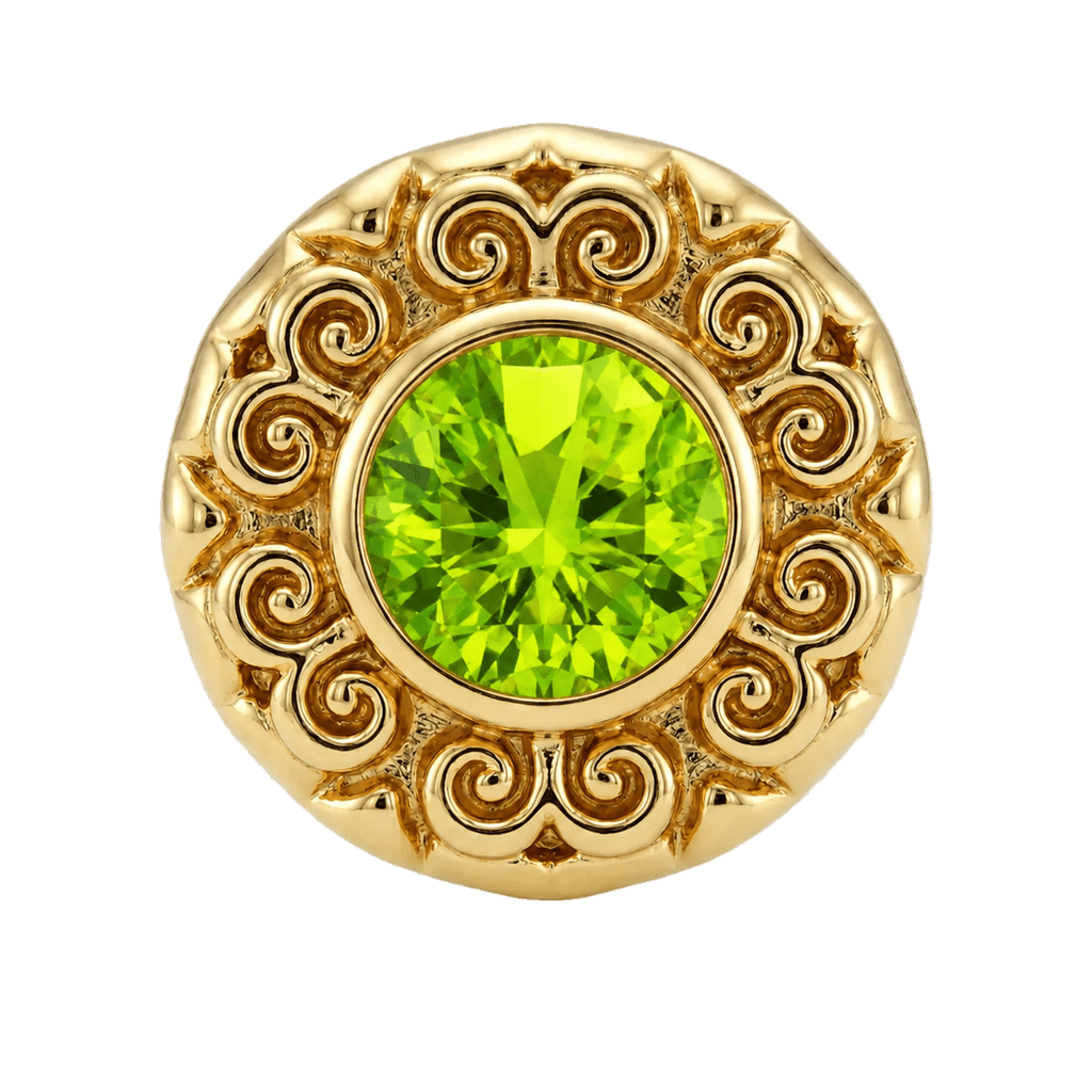 Round Elegance - 14K Gold Threadless/Threaded - piercing-zone.com