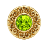 Round Elegance - 14K Gold Threadless/Threaded - piercing-zone.com