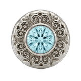 Round Elegance - 14K Gold Threadless/Threaded - piercing-zone.com