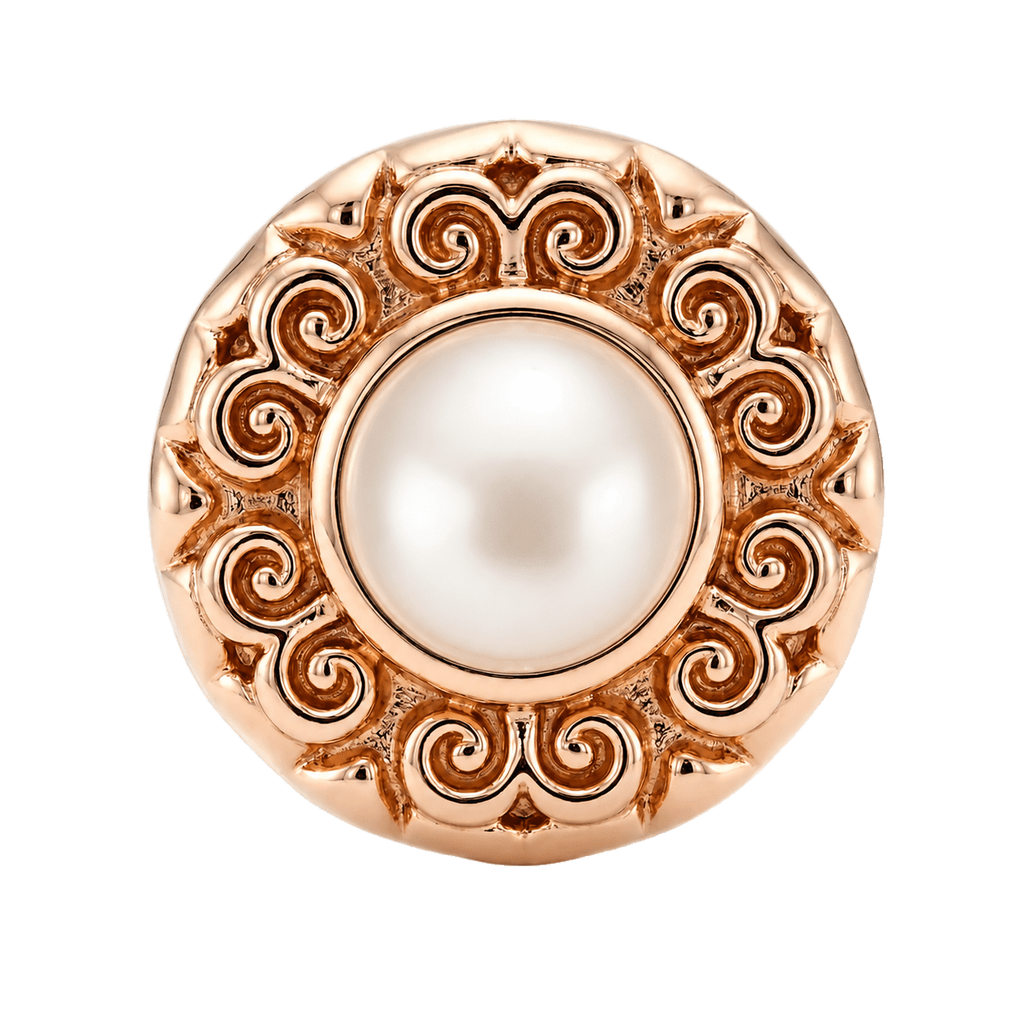 Round Elegance - 14K Gold Threadless/Threaded - piercing-zone.com
