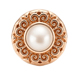 Round Elegance - 14K Gold Threadless/Threaded - piercing-zone.com