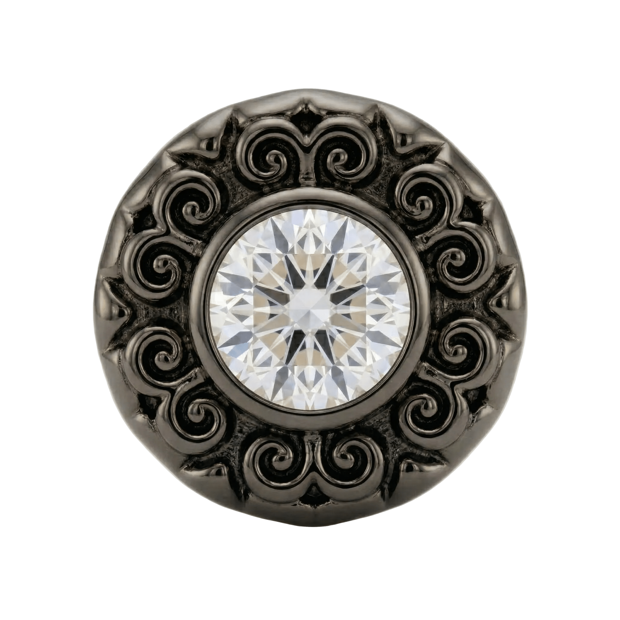 Round Elegance - 14K Gold Threadless/Threaded - piercing - zone.com