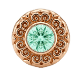 Round Elegance - 14K Gold Threadless/Threaded - piercing-zone.com