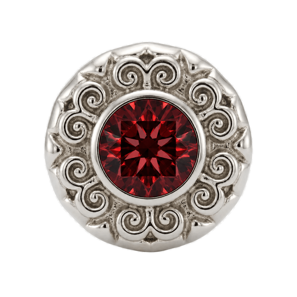 Round Elegance - 14K Gold Threadless/Threaded - piercing-zone.com