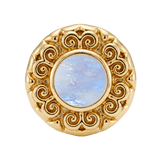 Round Elegance - 14K Gold Threadless/Threaded - piercing-zone.com