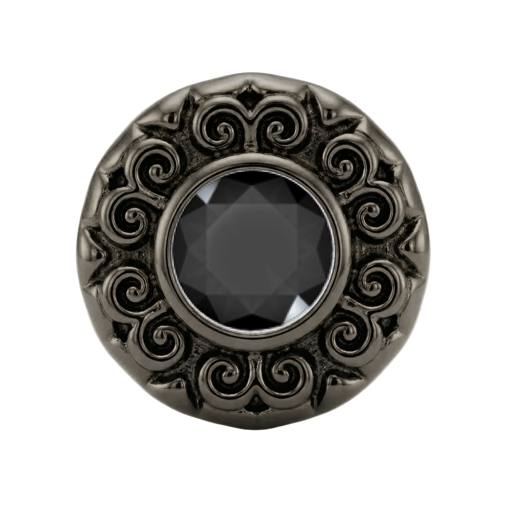 Round Elegance - 14K Gold Threadless/Threaded - piercing-zone.com