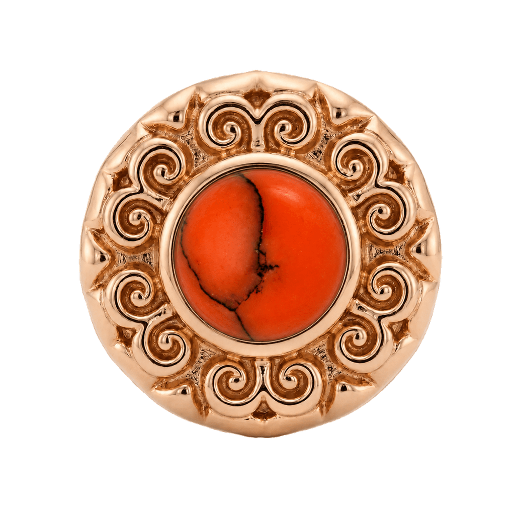 Round Elegance - 14K Gold Threadless/Threaded - piercing-zone.com