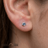 Route – London Blue Topaz – 14K Gold Threadless End - piercing - zone.com
