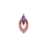 Ruin – 14K Gold Threadless/Threaded End - piercing-zone.com