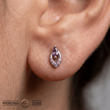 Ruin – 14K Gold Threadless/Threaded End - piercing - zone.com