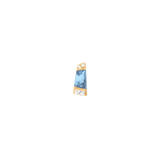 Saboteur – London Blue Topaz – 14K Gold Threadless End - piercing - zone.com