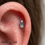 Saboteur – London Blue Topaz – 14K Gold Threadless End - piercing - zone.com