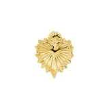 Sacred Heart – 14K Gold Threadless & Threaded End - piercing - zone.com