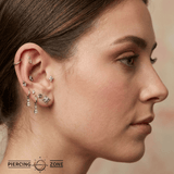 Safety Pin – 14K Gold Threadless/Threaded End - piercing - zone.com