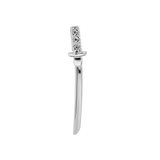 Samurai Sword – 14K Gold Threadless & Threaded End - piercing - zone.com
