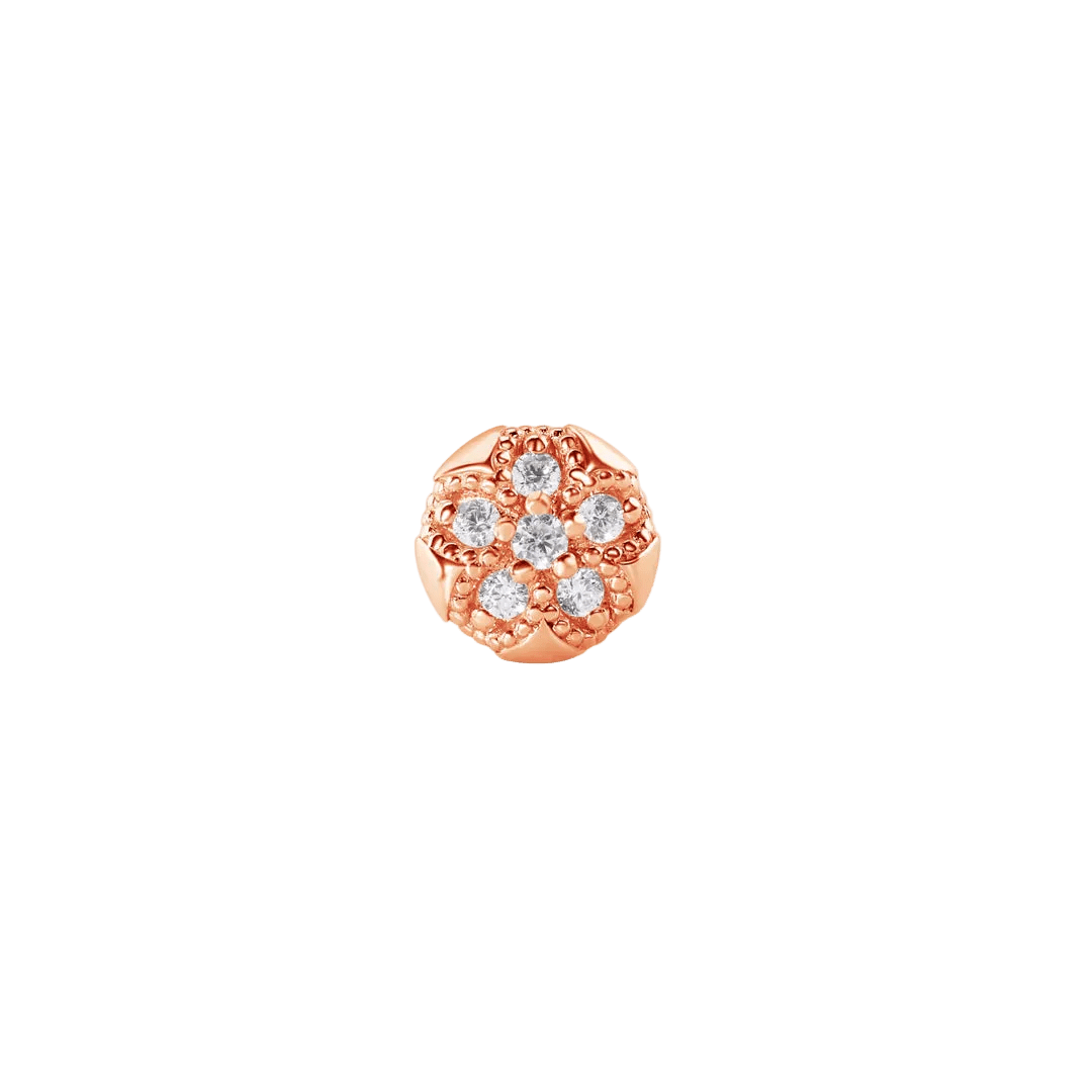 Sand Dollar – 14K Gold Threadless/Threaded End - piercing - zone.com