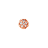 Sand Dollar – 14K Gold Threadless/Threaded End - piercing - zone.com