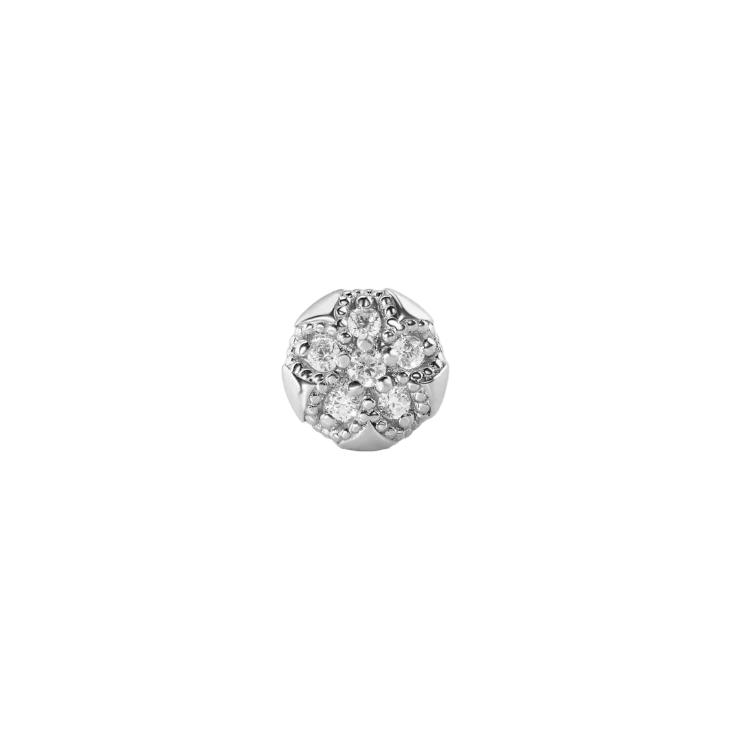 Sand Dollar – 14K Gold Threadless/Threaded End - piercing - zone.com