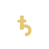 Saturn Symbol – 14K/18K Gold Flat Threadless End - piercing - zone.com