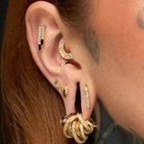 Spellcraft CZ Threadless End – 14K Gold Modern Piercing Charm