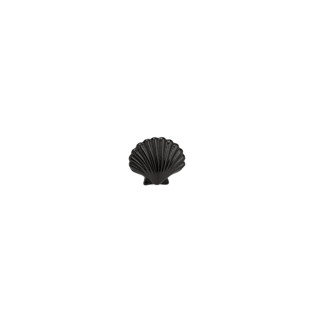 Scallop Shell - 14K Gold Threadless/Threaded End - piercing - zone.com