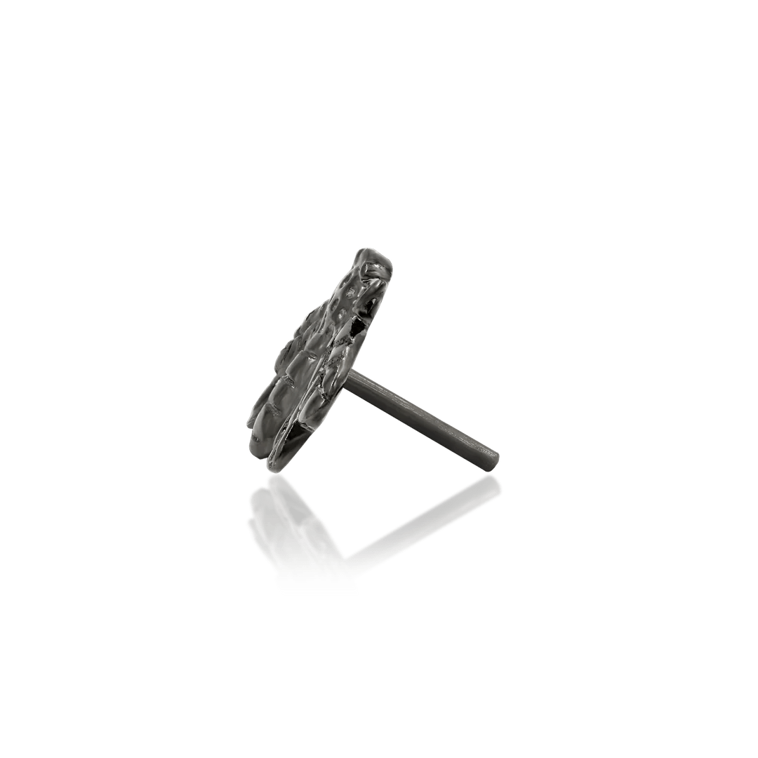 Scene Bee – Black Rhodium – 14K Gold Threadless End - piercing - zone.com