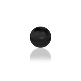Scene Dot – Black Rhodium Dome – 14K Gold Threadless End - piercing - zone.com