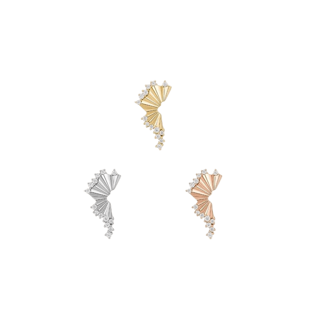 Scene Shaker CZ - 14K Gold Gem Threadless End - piercing - zone.com