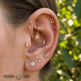 Scorpion – 14K & 18K Gold Charm - piercing - zone.com