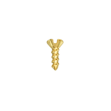 Screwed – 14K Gold Threadless & Threaded End - piercing - zone.com