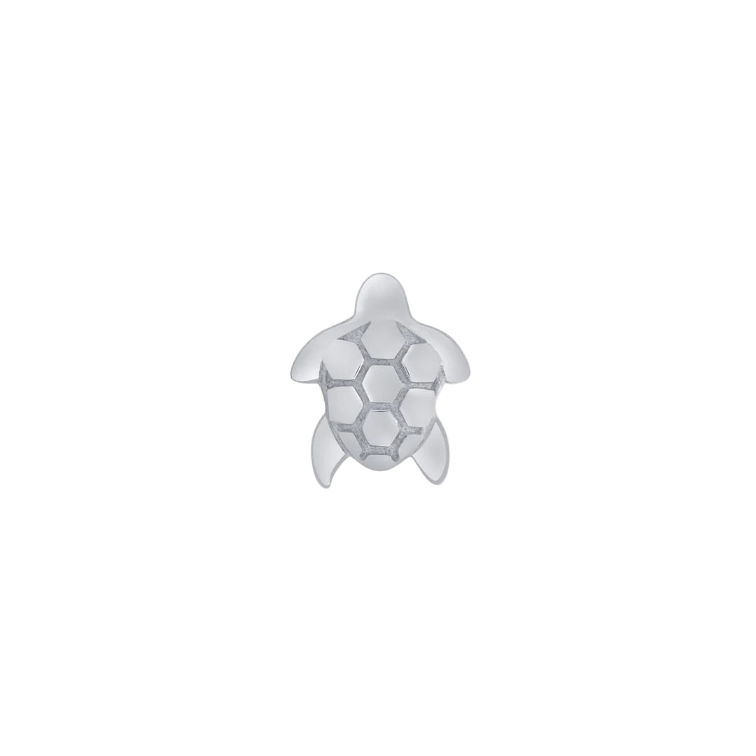 Sea Turtle – 14K Gold Threadless & Threaded End - piercing - zone.com