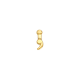 Semicolon – 14K Gold Threadless End - piercing - zone.com