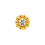 Serena – 14K Gold Threadless/Threaded End