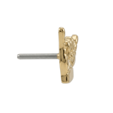 Shaka – 14K Gold Threadless/Threaded End - piercing - zone.com