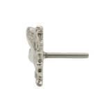 Shark – 14K Gold Threadless/Threaded End - piercing - zone.com