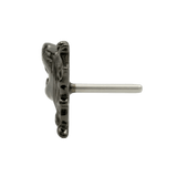 Shark – 14K Gold Threadless/Threaded End - piercing - zone.com