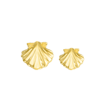 Shell – 14K Gold Threadless & Threaded End - piercing - zone.com