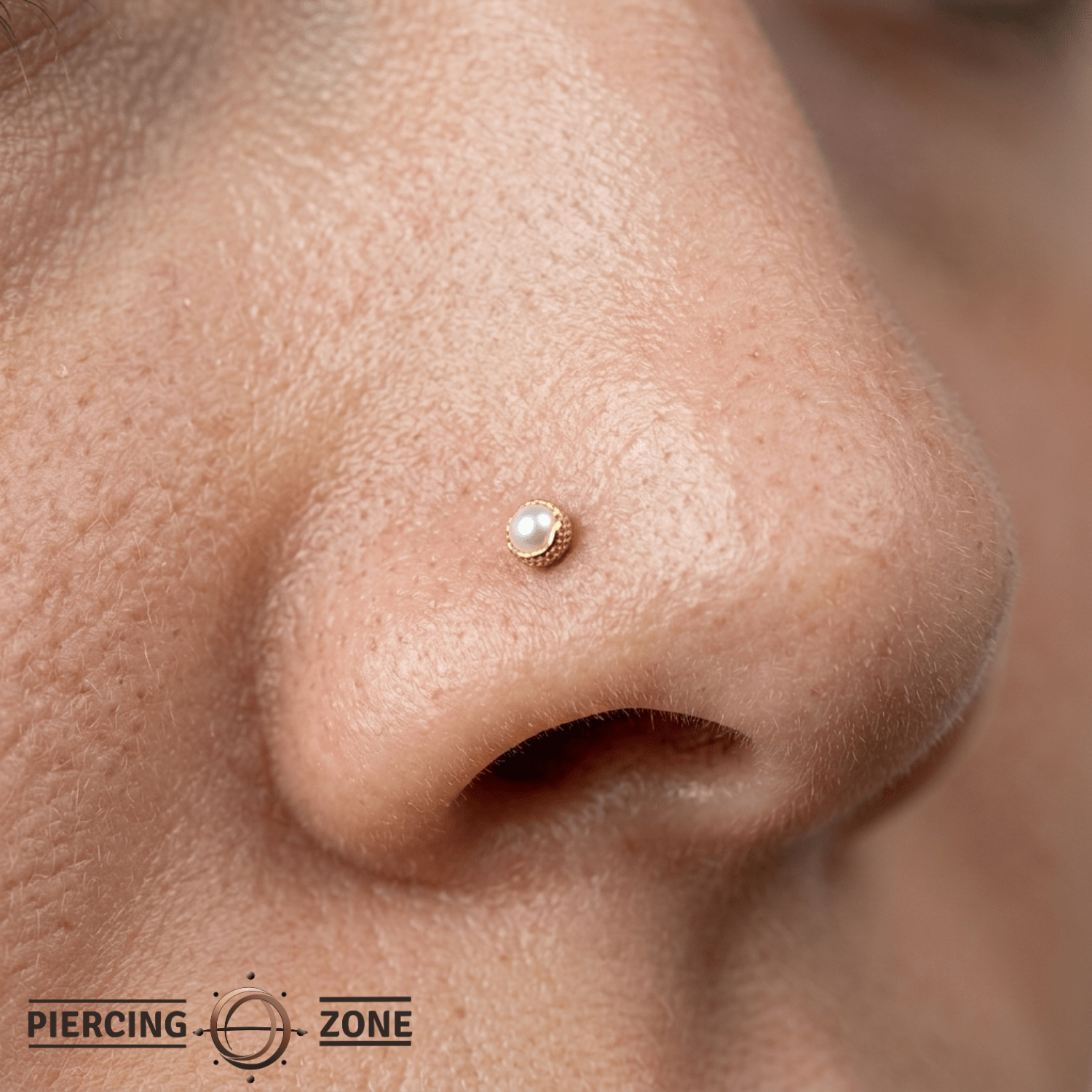Shell Cup Pearl – 14K Gold Threadless/Threaded End - piercing - zone.com