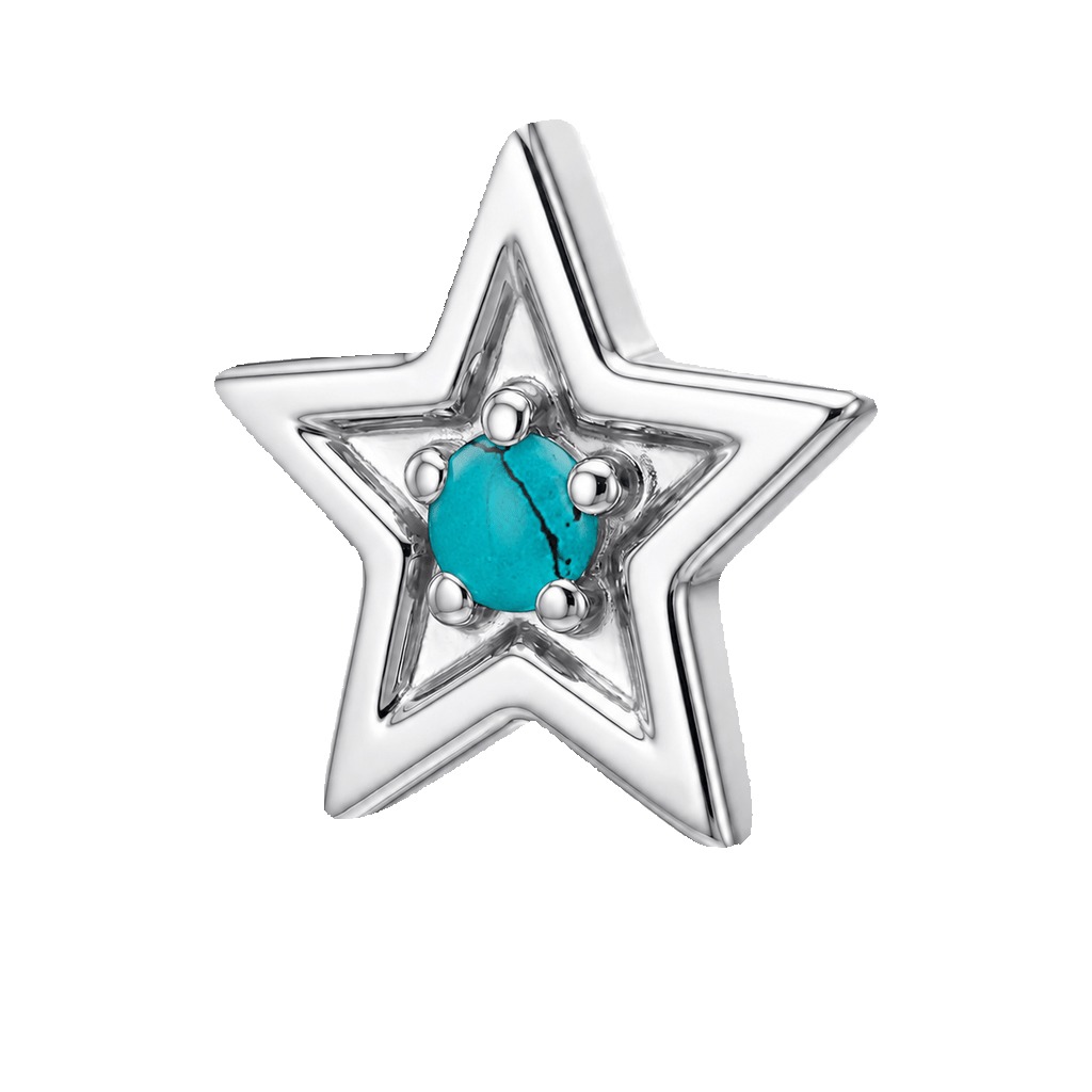 Shining Star - 14K Gold Threadless/Threaded - piercing-zone.com