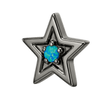Shining Star - 14K Gold Threadless/Threaded - piercing-zone.com