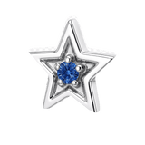 Shining Star - 14K Gold Threadless/Threaded - piercing-zone.com