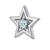 Shining Star - 14K Gold Threadless/Threaded - piercing-zone.com