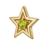 Shining Star - 14K Gold Threadless/Threaded - piercing-zone.com