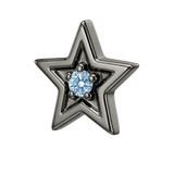 Shining Star - 14K Gold Threadless/Threaded - piercing-zone.com