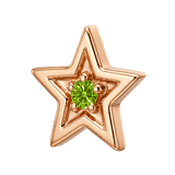 Shining Star - 14K Gold Threadless/Threaded - piercing-zone.com