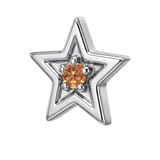 Shining Star - 14K Gold Threadless/Threaded - piercing-zone.com
