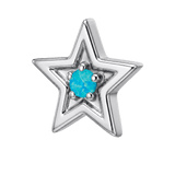 Shining Star - 14K Gold Threadless/Threaded - piercing-zone.com